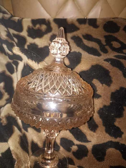 Antique vase 1950 with lid