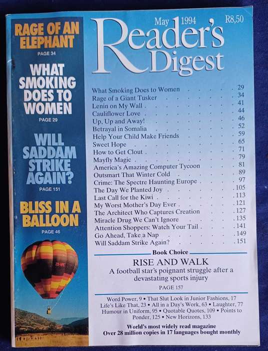 Reader's digest magazine May 1994
