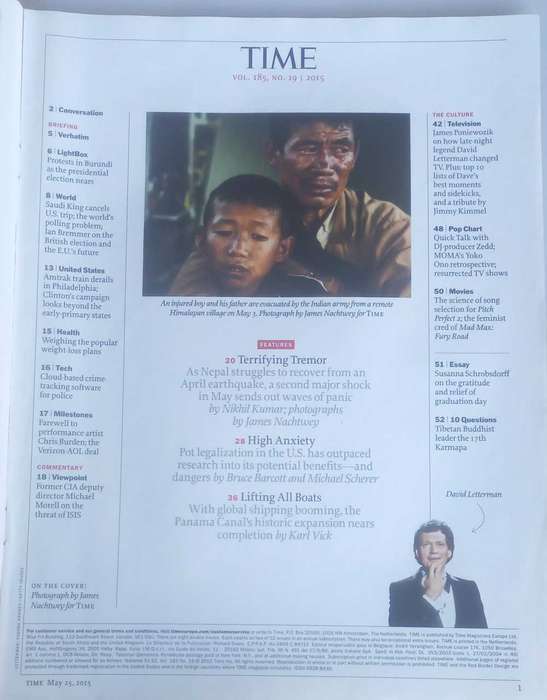 Time magazine May 25, 2015