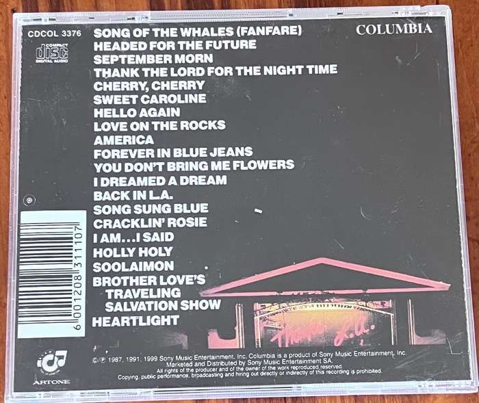 Neil Diamond - Hot August Night II (CDCOL3376)