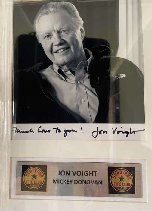 Ray Donovan Movie Frame Signed John Voight