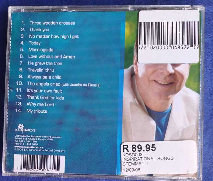 Johan Stemmet - Inspirational songs cd