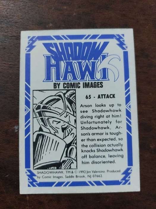 ShadowHawk #65 Attack