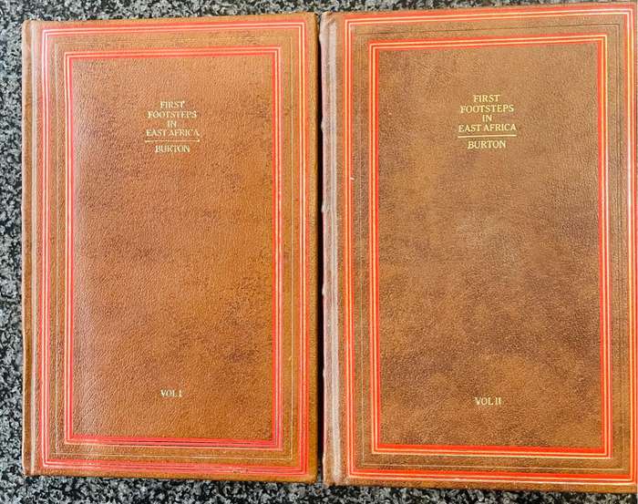 2 VOLUMES `FIRST FOOTSTEPS IN EAST AFRICA - VOLUMES 1 &2` RICHARD F BURTON - CLASSICS OF EXPLORATION