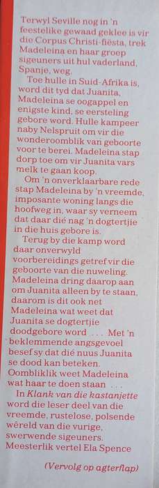 Klank van die kastanjette deur Ela Spence