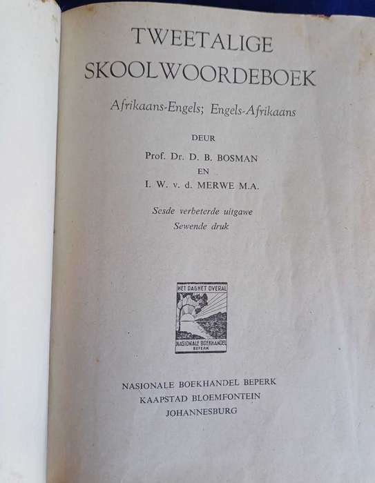 Tweetalige skoolwoordeboek