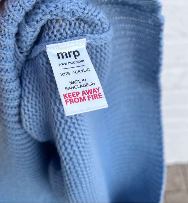 Blue cable jersey (S-M)