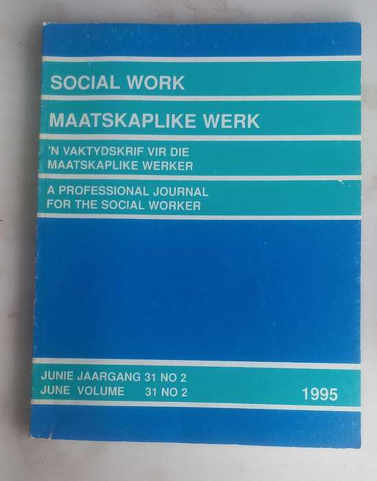 Maatskaplike werk, `n vaktydskrif Junie jaargang 31 no 2