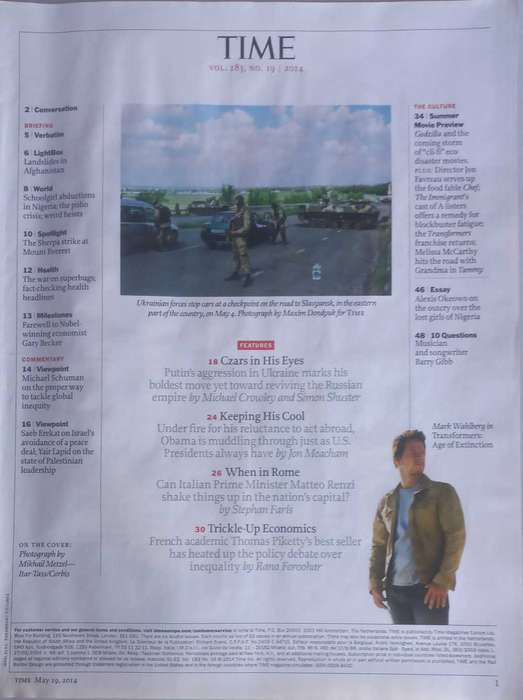 Time magazine May 19, 2014