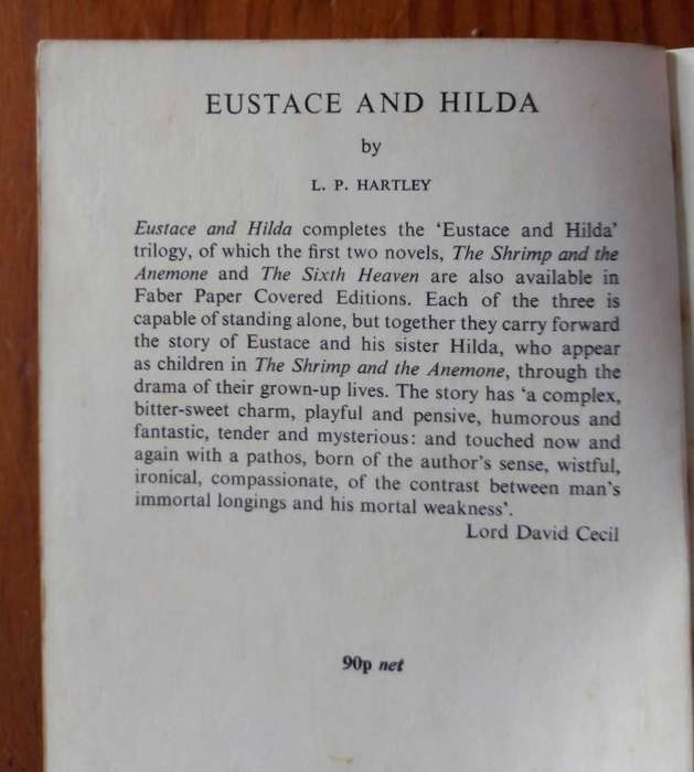 Eustace and Hilda by L.P. Hartley