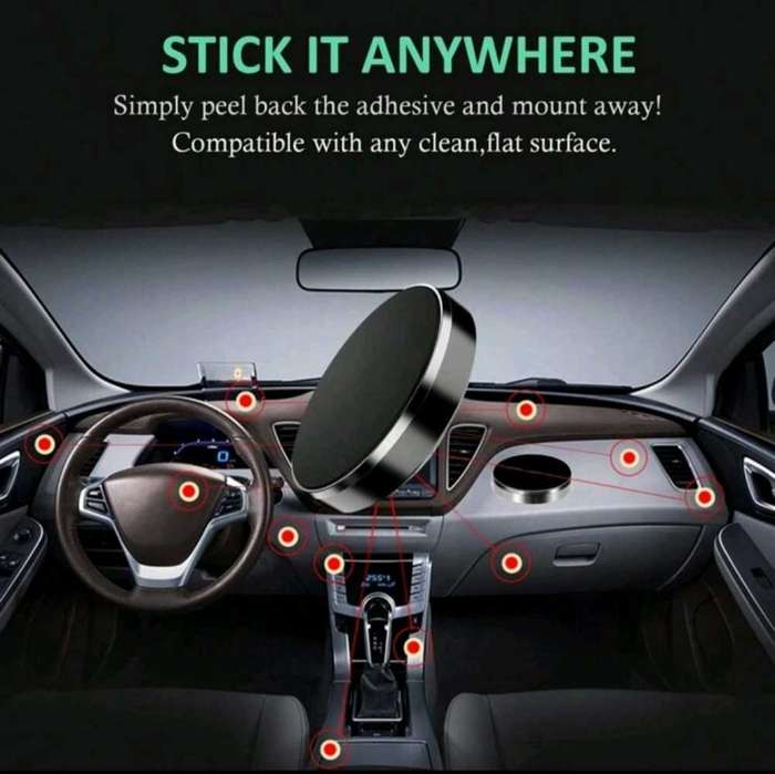 Phone Support Self-adhesive Non-scratching Compact Magnetic Car Dash Mobile Phone Holder for ATV