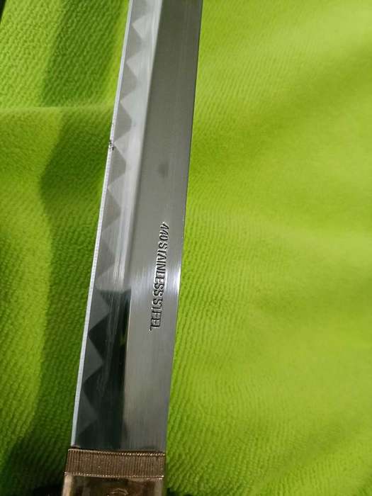 Green Samurai katana