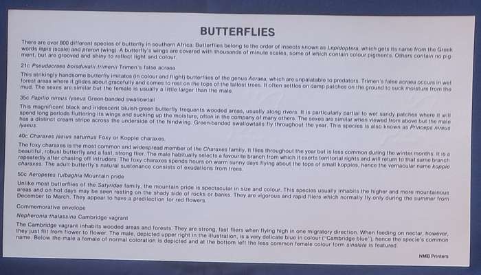 First day envelope - Butterflies Venda