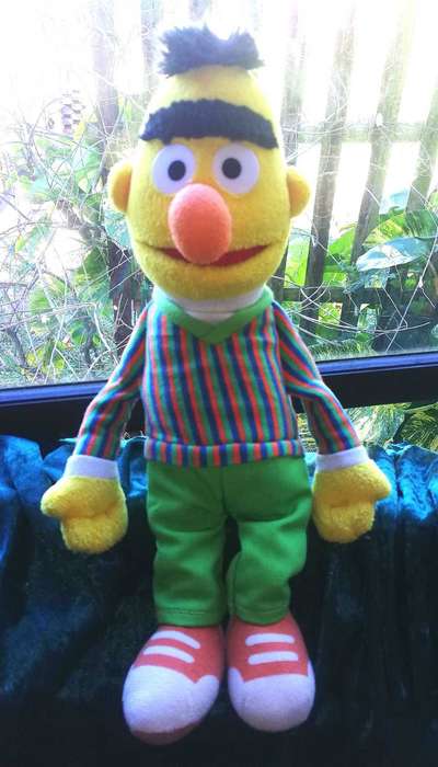 Vintage Bert from Sesame Street 2005 Sesame Workshop. 30cm.