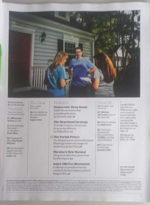 Time magazine October 29, 2018