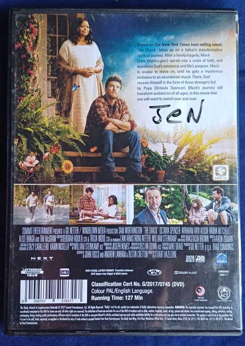 The shack dvd