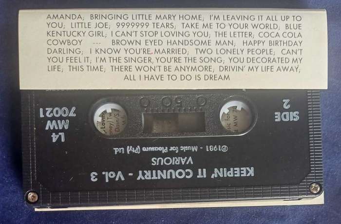 Keepin` it country vol 3 tape