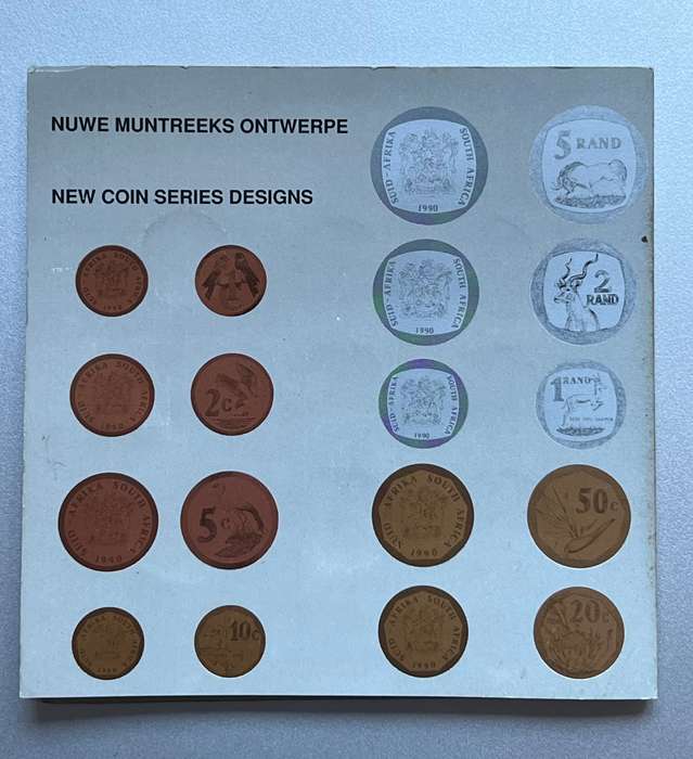SA Mint New Coins Series 1989 Pattern Pieces
