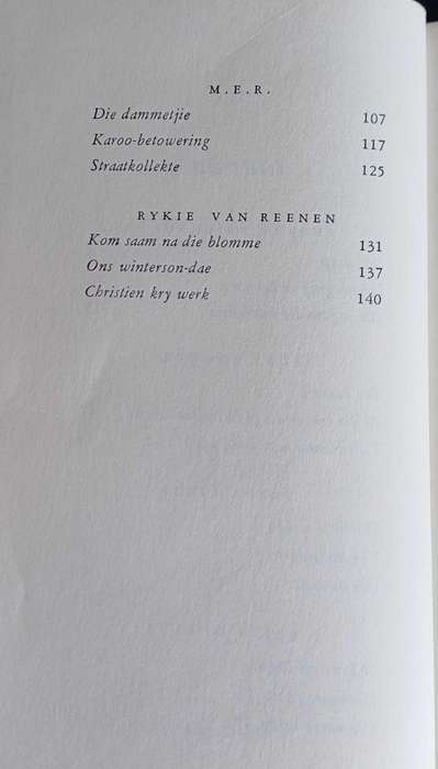 Die dammetjie en ander sketse en essays deur Audrey Blignault, Alba Bouwer