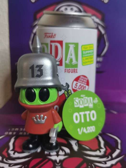OTTO - LIMITED EDITION FUNKO SODA FIGURINE AND COLLECTIBLE CAN