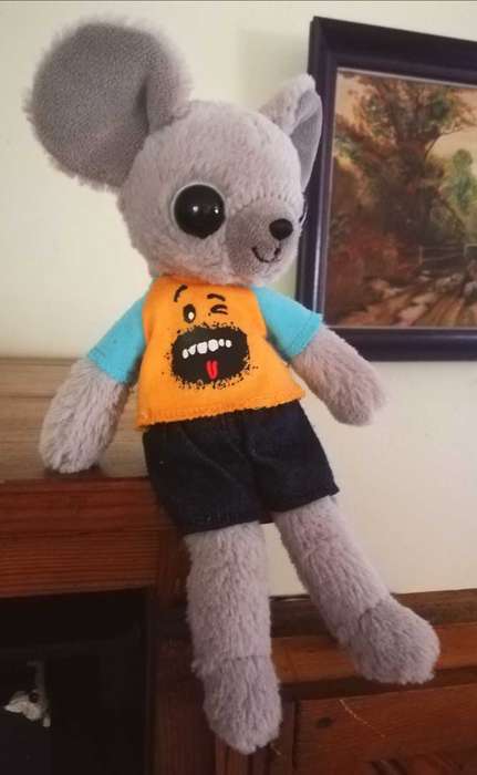 House of Mouse. Teenie is a super soft Depesche plush mouse toy. 27cm