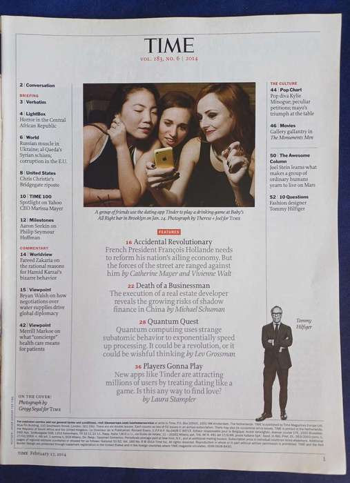 Time magazine February 17, 2014