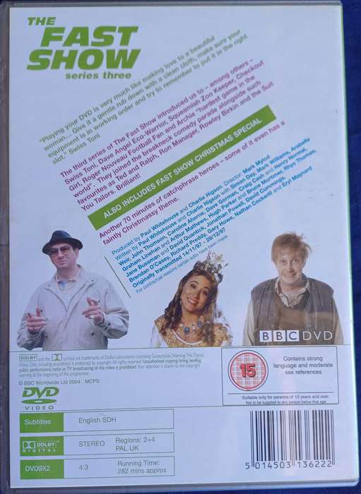 The fast show series three dvd
