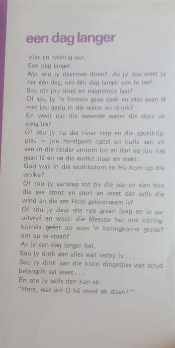 Een dag langer deur Aletta Lubbe
