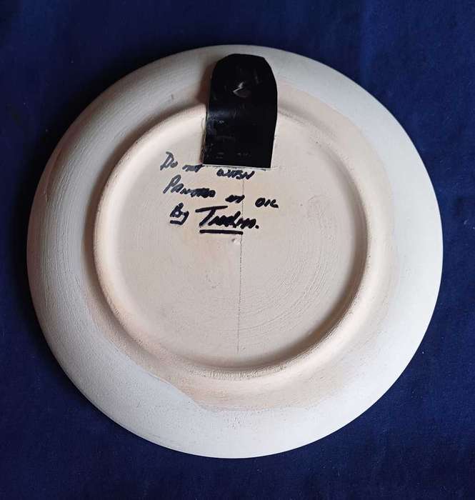 Hand painted plate