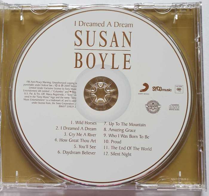 CD - SUSAN BOYLE - I DREAMED A DREAM - USA - 2009 - NM