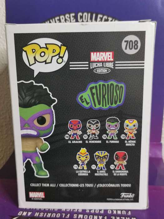 The Hulk funko pop, as a mucho Libre