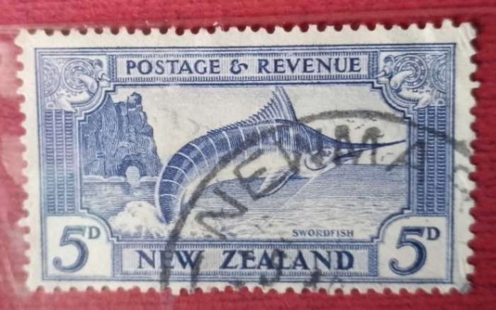 New zealand 1935 striped marlin 5d