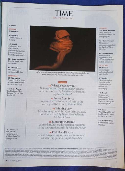 Time magazine March 19, 2012
