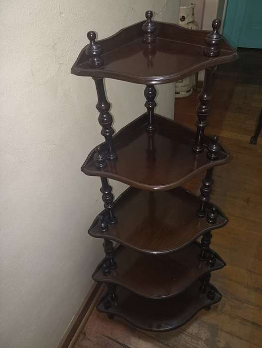Vintage corner wooden table