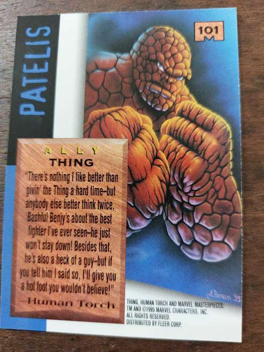 Marvel Masterpieces #101 Thing
