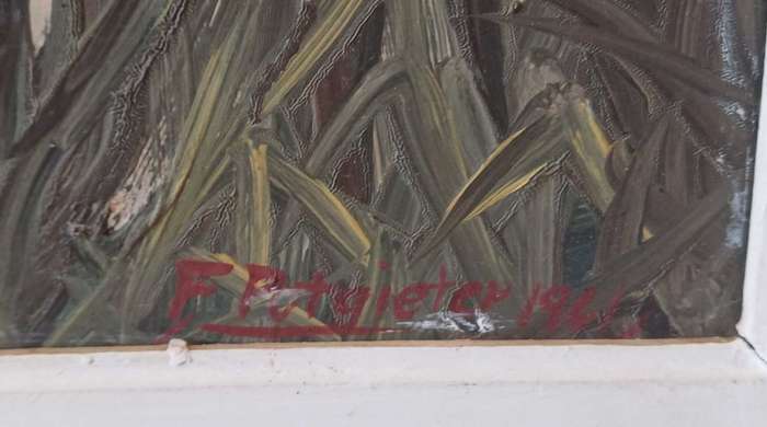 F Potgieter 1961 oil painting