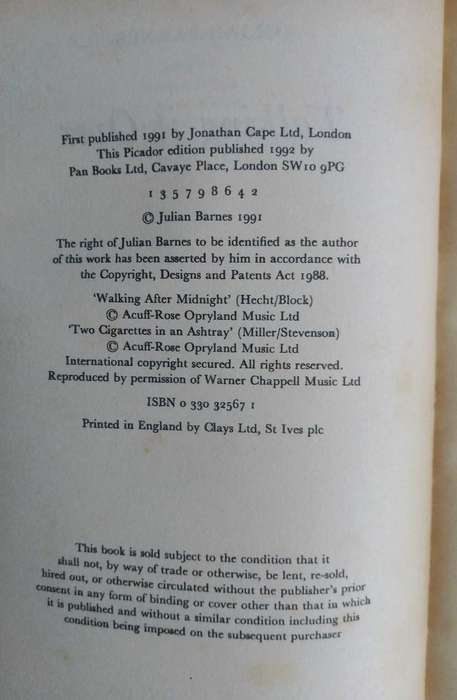 Talking It Over by Julian Barnes