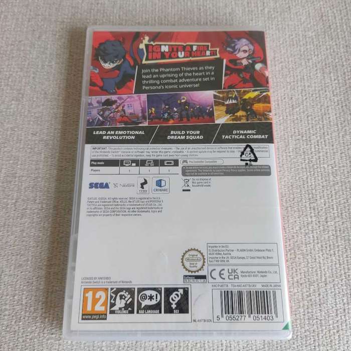 Persona 5 Tactica Nintendo Switch