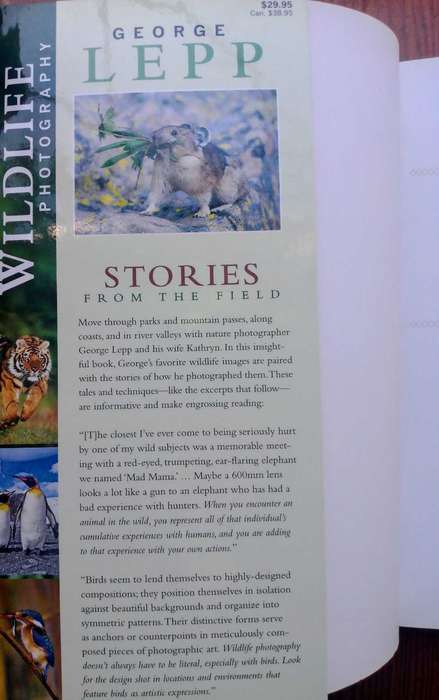 Wildlife Photography - Stories from the Field by George Lepp