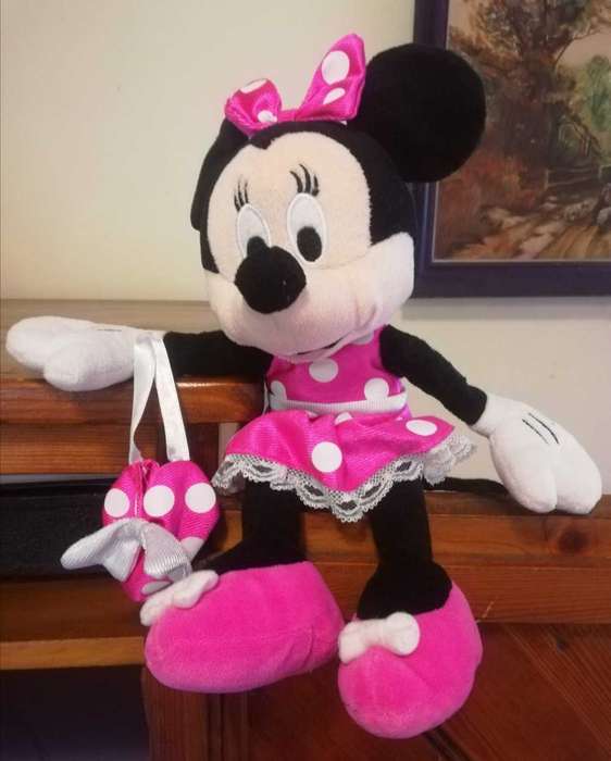 Minnie Mouse with a Polka Dot Handbag. 30cm.
