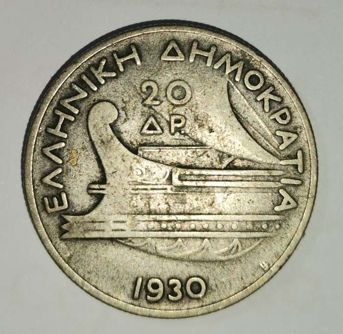 1930 Greece 20 Drachmai