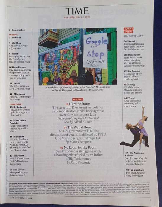 Time magazine February 10, 2014