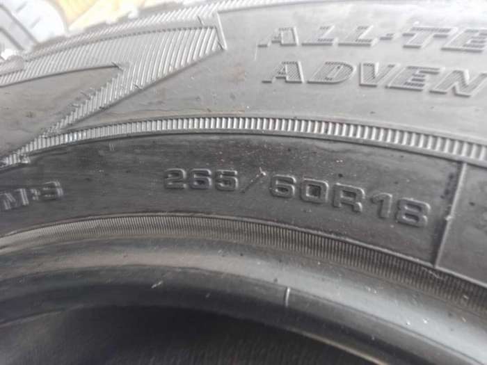 265/60/18 Goodyear Wranglar AT. Great Condition