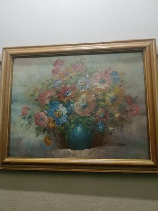 Breathtaking still life oil painting by Douglas original oil canvas