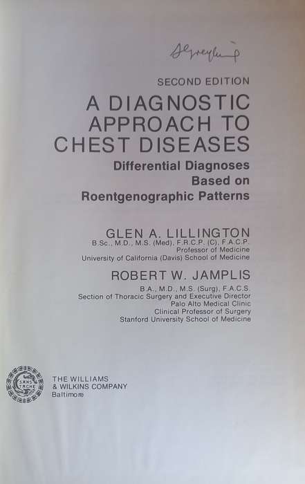 A diagnostic approach to chest diseases