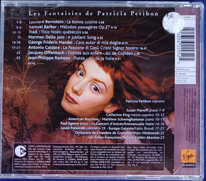 Patricia Petibon - Les fantaisies de cd