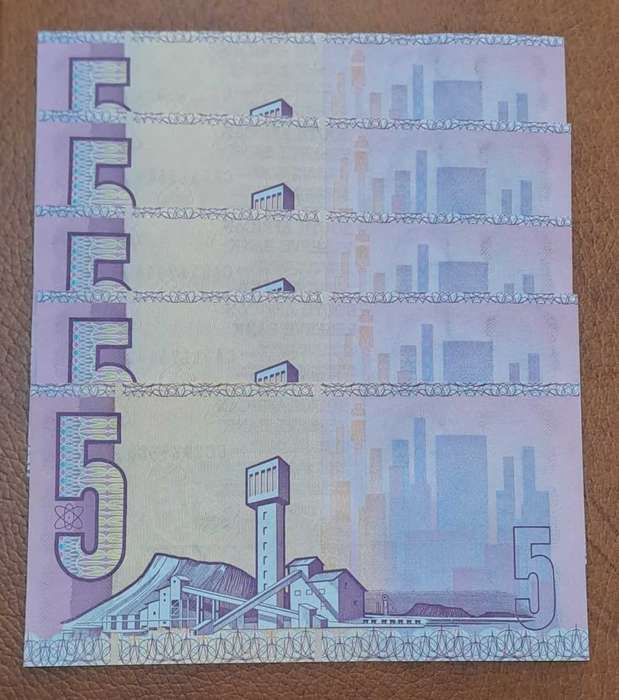 5x 1990 FIVE RAND Stals UNC