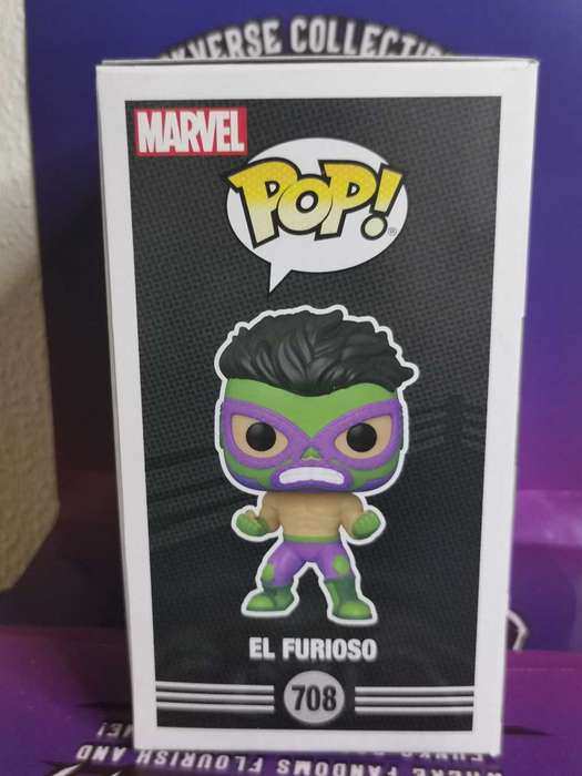 The Hulk funko pop, as a mucho Libre