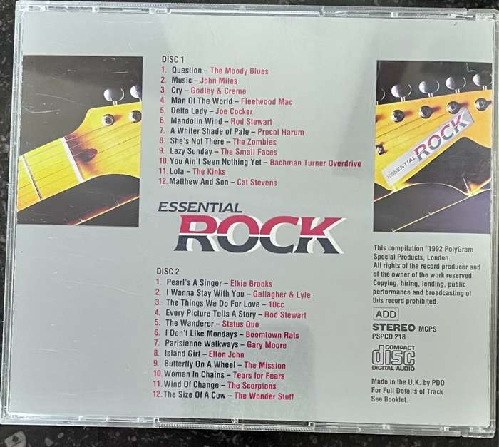 Double CD: Essential Rock - PSPCD 218