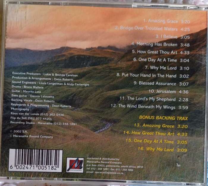 Piet Smit & Danie Botha - Amazing Grace cd